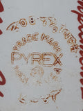 Vintage Pyrex 208 8 1/4" Clear Glass Pie Plate Compliments of Mc & Mc Chilliwack Made in U.S.A.