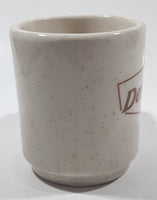 Denny's Restaurant 3 1/2" Tall Stoneware Coffee Mug Cup Made in USA