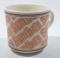 Sambo's Restaurant 3 1/4" Tall Ceramic Coffee Mug Cup Made in USA