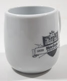 White Castle System Restaurant 'Buy em by the Sack' White 2 7/8" Tall Ceramic Coffee Mug Cup with Ash Tray Bottom