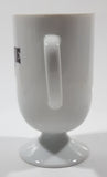 Rare White Spot Hit The Spot 5" Tall Pedestal Style Coffee Mug Cup