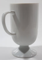 Rare White Spot Hit The Spot 5" Tall Pedestal Style Coffee Mug Cup