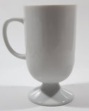 Rare White Spot Hit The Spot 5" Tall Pedestal Style Coffee Mug Cup