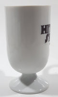 Rare White Spot Hit The Spot 5" Tall Pedestal Style Coffee Mug Cup