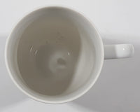 Rare White Spot Hit The Spot 5" Tall Pedestal Style Coffee Mug Cup