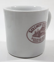 The Mug Shop Walnut Creek Railroad Station Dining Car & Saloon 3 1/2" Tall Heavy Stoneware Coffee Mug Cup