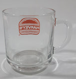 Harvey's Restaurant 3 1/2" Tall Clear Glass Coffee Mug Cup