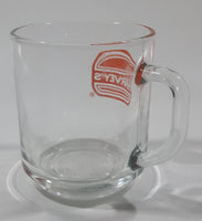 Harvey's Restaurant 3 1/2" Tall Clear Glass Coffee Mug Cup