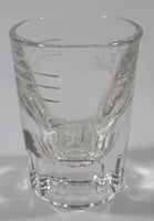 Gilbey's Very Best Gin Shot Glass Measure 3" Tall Heavy Clear Shot Glass Shooter