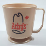 Vintage Bertwood Marketing Arby's Restaurant Wake Up To Arby's 3 5/8" Tall Plastic Coffee Mug Cup