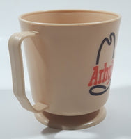 Vintage Bertwood Marketing Arby's Restaurant Wake Up To Arby's 3 5/8" Tall Plastic Coffee Mug Cup