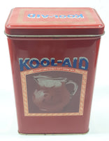 Kool-Aid Sugar Sweetened Soft Drink Mix 8" Tall Tin Metal Container