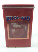 Kool-Aid Sugar Sweetened Soft Drink Mix 8" Tall Tin Metal Container