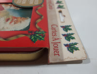 1996 Coca Cola Limited Editions Nostalgia Playing Cards and Collectible Santa Claus Christmas Tin 2 Decks New in Package