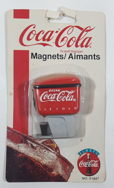 Coca Cola Ice Cold Soda Fountain Drink Dispenser Fridge Magnet No. 51447 New in Package