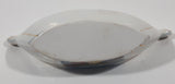 Vintage Beswick 1498 Iridescent Mother of Pearl Gold Trim Boat Shape Caviar Serving Dish