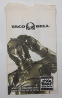 1996 Taco Bell Special Edition The Star Wars Trilogy Join The Celebration! Back On The Big Screen C-3PO Paper Takeout Bag