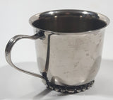 Vintage Leonard Silver Plate 2 1/4" Tall Baby Child's Cup Made in Hong Kong