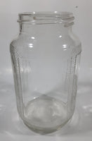 Vintage Nabob Brand Coffee 7" Tall Embossed Glass Jar