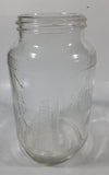 Vintage Nabob Brand Coffee 7" Tall Embossed Glass Jar