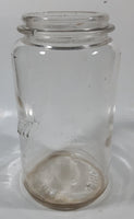 Antique Schram St. Louis Automatic Sealer B 6 3/4" Tall Embossed Glass Canning Jar