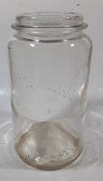 Antique Schram St. Louis Automatic Sealer B 6 3/4" Tall Embossed Glass Canning Jar