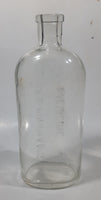 Antique Lydia E Pinkham's Medicine 8 1/8" Tall 14 1/2 Ozs Heavy Embossed Glass Bottle