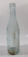 Antique Rubsam & Horrmann Beer Embossed Aqua Glass Bottle