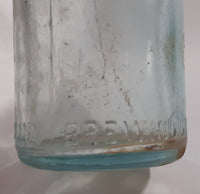 Antique Rubsam & Horrmann Beer Embossed Aqua Glass Bottle