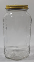 Rare Vintage Dyson's Ltd. Pickles 7" Tall 24 Fl Oz Embossed Glass Jar with Lid Winnipeg Manitoba Brighton Ontario