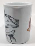 Rare Version 1993 Danesco Vancouver Canucks NHL Ice Hockey Team Hockey Sketch Ceramic Coffee Mug Cup