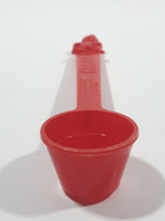 Vintage Nabob Tea Mascot 5 3/4" Long Red Plastic Measuring Cup