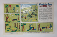Vintage 1964 Allan Industries Winnie-The-Pooh in Fuzzy-Felt Activity Set with Box