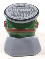 2015 FAB Starpoint Viacom TMNT Teenage Mutant Ninja Turtles Raphael 7" Tall Ceramic Coin Bank