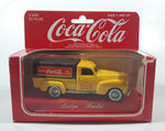 1990 Solido Coca-Cola Dodge Bache Delivery Truck Yellow 4 1/2" Long Die Cast Toy Car Vehicle New in Box