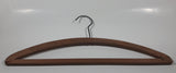 Rare Antique Hebden Service Inc Edgewood Rhode Island Quality Cleansers & Dyers 16 1/4" Wide Wood Clothing Coat Hanger