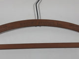 Rare Antique Hebden Service Inc Edgewood Rhode Island Quality Cleansers & Dyers 16 1/4" Wide Wood Clothing Coat Hanger