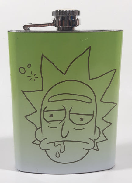 2017 Funky Cartoon Network Rick and Morty 8 oz. Stainless Steel Flask