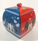 2013 Jelly Belly Candy Company Disney Mickey Mouse Minnie Mouse Goofy Donald Duck 5" Tall Jelly Bean Candy Jar