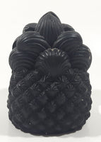 Vintage 1970s Coco Joe's #144 Pineapple Shaped Black Carved Lava Rock Napkin Holder Made in Hawaii