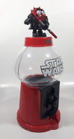 2012 Mars Inc M & M's Chocolate Candies Star Wars Darth Maul Character Red 11" Tall Plastic Candy Dispenser