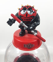 2012 Mars Inc M & M's Chocolate Candies Star Wars Darth Maul Character Red 11" Tall Plastic Candy Dispenser