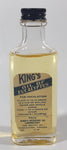 Antique King's Medicine Co. Laboratory Vancouver King's Oil Of Eucalyptus 4 3/4" Tall Glass Medicine Bottle