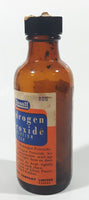 Antique Rexall Drug Company Limited Hydrogen Peroxide Solution U.S.P. 5" Tall Brown Amber Glass Medicine Bottle