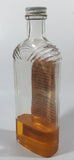 Antique 1930s Hawes Improved Lemon Oil Cleans And Polishes Furniture Woodwork Refrigerators etc 8 5/8" Tall Glass Bottle