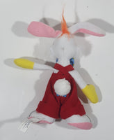 1987 Amblin Disney Disneyland Walt Disney World Roger Rabbit 8" Tall Toy Stuffed Character Plush