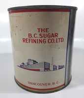 Vintage Rogers Syrup Golden Sugar Vancouver, B.C. Sugar Refinery 5lb Tin Metal Can