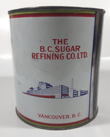 Vintage Rogers Syrup Golden Sugar Vancouver, B.C. Sugar Refinery 5lb 2.27kg Tin Metal Can with Lid