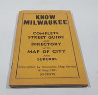 1949 Milwaukee Map Service Know Milwaukee Complete Street Guide And Directory With Map Of City And Suburbs