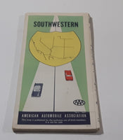 1961 AAA American Automobile Association Road Map of Southwestern USA